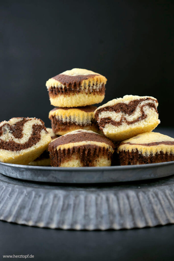 Zebra Muffins